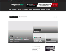Tablet Screenshot of magazineweb.com.ar